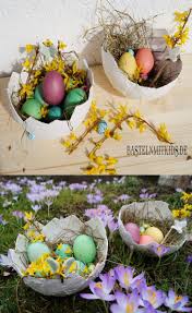 Wir kochen die eier hart. Osternest Basteln Mit Kindern Und Kleinkindern Zu Ostern Ostern Basteln Mit Kindern Osternest Basteln Basteln Fruhling Ostern