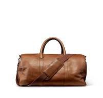 Lightweight Leather Duffle - Heritage Tan