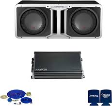 That is why there are 4 wires. Amazon Com Alpine 2 R Sb12v Pre Loaded R Series 12 Inch Sub Enclosures With Kicker 46cxa12001 1200 Watt Mono Amp And Wiring Kit Electronics