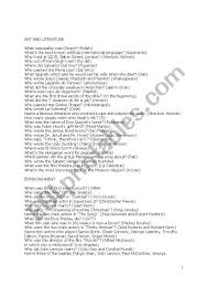 Well, what do you know? Trivia Questions Esl Worksheet By Wibs01