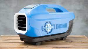 As far as camping goes, this cooler would be ideal for a person camping alone or for two people sharing a very small tent. Zero Breeze Is A Battery Powered Portable Air Conditioner Complete With Helpful Travel Fe Portable Air Conditioner Camping Air Conditioner Cool Camping Gadgets