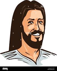 Jesus beard Stock Vector Images