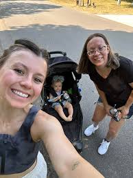 Enjoyed a 6-mile walk with friends at 17 minutes per mile