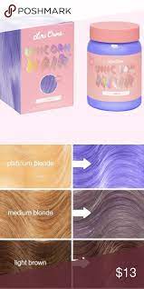 Lime Crime Unicorn Hair Tint Cloud Hair Tint Unicorn Hair Dark Blonde Hair