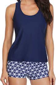 Amazon Com Yonique Athletic 3 Piece Tankini Swimsuit For Women Modest Swimwear With Boyshort Tank Tankini Swimsuits For Women Modest Swimwear Modest Swimsuits