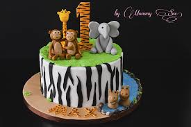 First Birthday Cake For Little Boy Safari Cake Safari Cakes Jungle Birthday Cakes Boy Birthday Cake