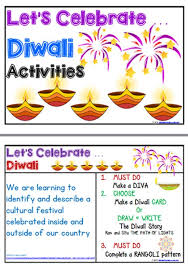 Diwali Activities Management Charts Diwali