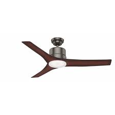 Its design offers the impact of a chandelier fixture and the cooling feature of a ceiling fan in one unit. Hunter Fans 5045 Piston Outdoor Ceiling Fan With Light Kit And Handheld Remote In Modern Style 52 Inches Wide By 13 71 Inches High