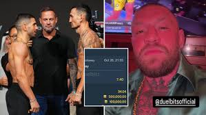 Conor McGregor wins HUGE bet