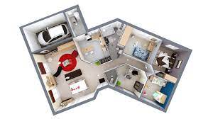 A la recherche d'une maison 3 chambres avec jardin et garage zone d habitation. Plan Maison 3 Chambres Maisons Mca