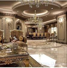 Sparkling Royal Golden Luxury Living Room Mansion Interior Luxury Homes Luxury House