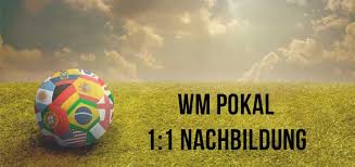 Alle vier jahre können sich diese für die endrunde der weltmeisterschaft qualifizieren. Fussball Wm Pokal 1 1 Nachbildung U A In Originalgrosse