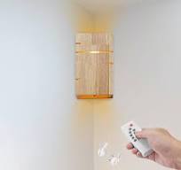 Kiven Battery Operated Wall Lamp with Remote Control ...