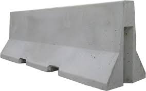 Jersey barriers for traffic safety. Jersey Barrier Party Line Rentals