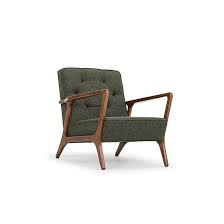 eloise occasional chair hunter green tweed occasional chairs modern occasional chairs chair