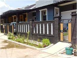 Cukup banyak contoh pagar minimalis yang terbuat dari tembok yang bisa anda peroleh di internet atau via konsultan yang anda hubungi yang memberikan. 31 Desain Model Pagar Tembok Minimalis Modern Elegan Ideas House Design Fence Design Compound Wall Design