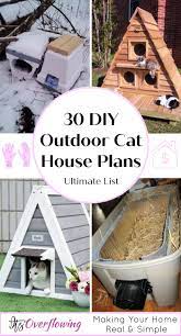 Below are just some of those options. 30 Best Diy Outdoor Cat House Plans Outdoor Cat Shelter