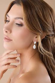 Diamond and Pearl Statement Earrings