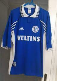Number of products to show Fc Schalke 04 Home Football Shirt 1998 2000 Sponsored By Veltins