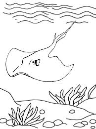 Epic Stingray Sea Animal Ray Coloring Page For Kid Coloring Pages For Kids Coloring Pages Animal Coloring Pages