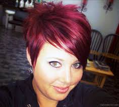 The flaming red hair color perfectly complements the haircut. Pin On Hair Style