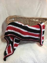 Black And White Baby Blanket Crochet Red White Black Baby Afghan Red White Black Baby Blanket Newborn Afghan Newborn Blanket Baby Shower Gift Crocheted Afghan Black Baby Blanket Baby Afghans Quilted Ornaments