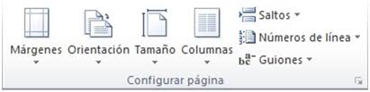 Support Clase: Diseño de página en Word 2010