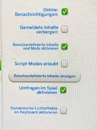 Überprüfen sie, ob mods im spiel . Sims 4 Script Mods Funktionieren Nicht