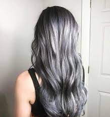 I dyed my hair with charcoal! Grey Hair 22 Ways To Rock This Season S Surprise Colour Trend