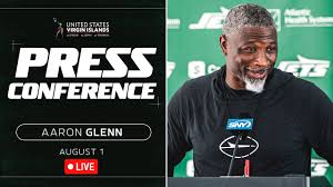 Aaron Glenn Training Camp Press Conference (8/1) | New York Jets