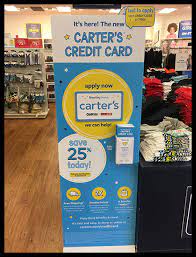 Grab a carters coupon today to get more for less every time you visit carters.com. Apply Now Credit Card Foamcore Sign Fixtures Close Up
