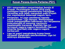 Tentu saja kesan yang menyakitkan 13: Perang Dunia Pertama Faktor Perang Dunia Pertama Pd