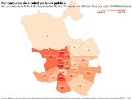 Conoce los mejores barrios de madrid y hospédate en el que más te guste. El Mapa De Los Robos Los Botellones Las Drogas Y Otros Delitos En Madrid
