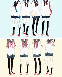 Japanese School Girl Outfits Anime Uniform Anime School Girl Drawing Clothes