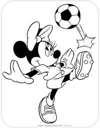 By best coloring pages may 9th 2016. Coloring Page Of Minnie Mouse Playing Soccer Minniemouse Coloringpages Minnie Mouse Coloring Pages Disney Coloring Pages Sports Coloring Pages