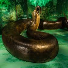 Measuring at approximately 48 feet, titanoboa was twice as long as the longest living snake today and almost four times heavier than the giant anaconda. Titanoboa Cerrejonensis A Very Bad Thermometer Darwin S Door