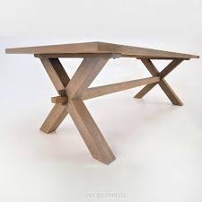 Rustic X Leg Teak Dining Table Teak Dining Table Dining Table Rustic Farm Dining Table