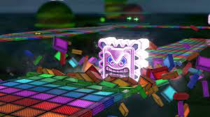 Rainbow road is the fourth and final course of the special cup in mario kart wii. Fan Art Super Thwomp Destroying Mario Kart 8 Deluxe S Snes Rainbow Road Nintendosoup