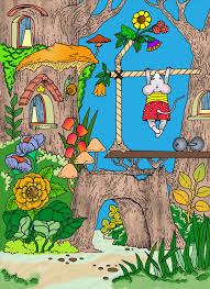 Art By Tatiana Stolova Bogema Book Nice Little Town 10 Digitally Colored Using Pigment App On Ipad Pro In 2020 Cute Art Art Coloring Books