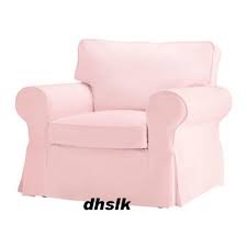 ikea ektorp armchair slipcover cover blekinge pink rose fauteuil roze stoel hoes