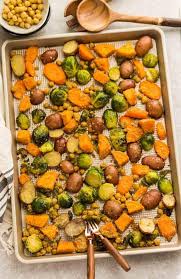 One Pan Roasted Harvest Vegetables Life Made Sweeter Roasted Fall Vegetables Sheet Pan Cooking Veggie Heaven