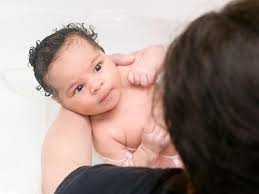 If you bathe your baby after a feeding, consider waiting for your baby's tummy to settle a bit first. When Can I Give My Newborn A Bath Babycentre Uk