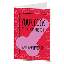 Cute and funny sloth party animals anniversary card. Rude Anniversary Card For Husband Or Boyfriend