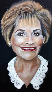 Judge Judy, studio caricature in paintings 'n' drawings by Gina Minichino ❤  #judgejudysheindlin #judgejudyfans #judgejudy #drama #justice #tvshow  #showtime