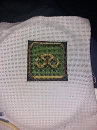 The color palette of floss 3. Fo I Ve Made A Ffxiv Scholar Job Icon For My Friend One Of Many To Come Crossstitch