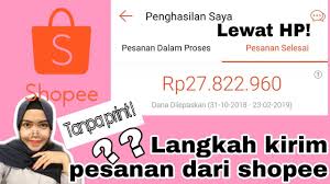 Maybe you would like to learn more about one of these? Cara Kirim Orderan Dari Shopee Melalui Hp Tanpa Print Resi Youtube