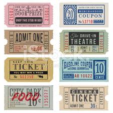 Vintage Tickets And Coupons Eps 10 Vintage Ticket Ticket Design Printable Tickets