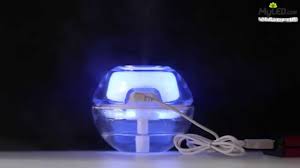Led Crystal Night Lamp Air Humidifier Blue Light Myled Com Youtube