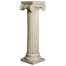 20th century french rococo plaster pedestals and columns. Greek Style Plaster Pedestal Or Column With Chapiteau In Ionic Order Ionic Order Greek Style Greek