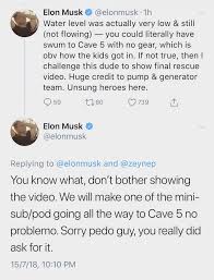 Elon musk enjoyed a meme on saturday poking fun at jeff bezos' upcoming flight to the edge of space. British Caver Could Sue Elon Musk Over Twitter Attack Bbc News